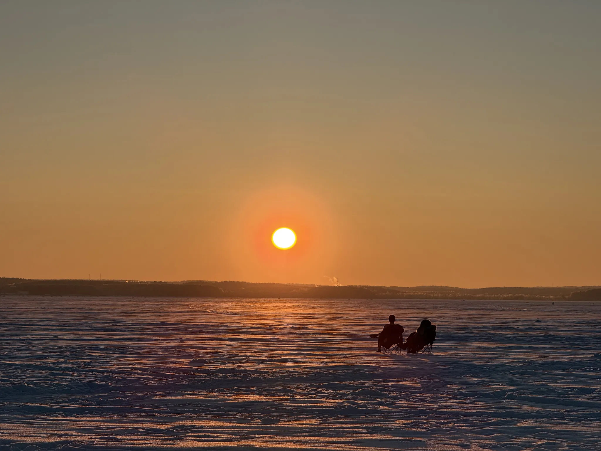 Закат на Минским морем