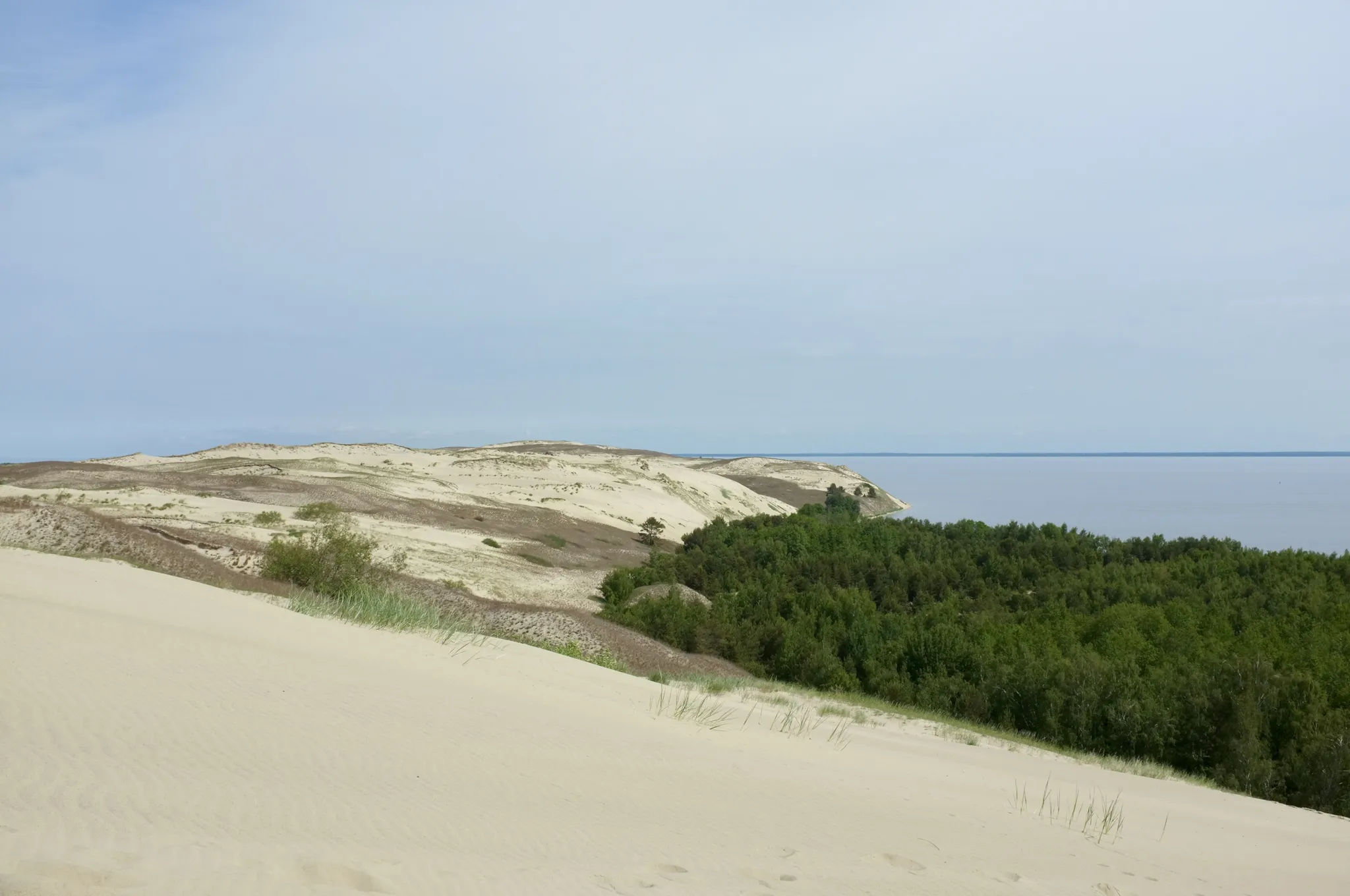 Вид на море с мертвых дюн