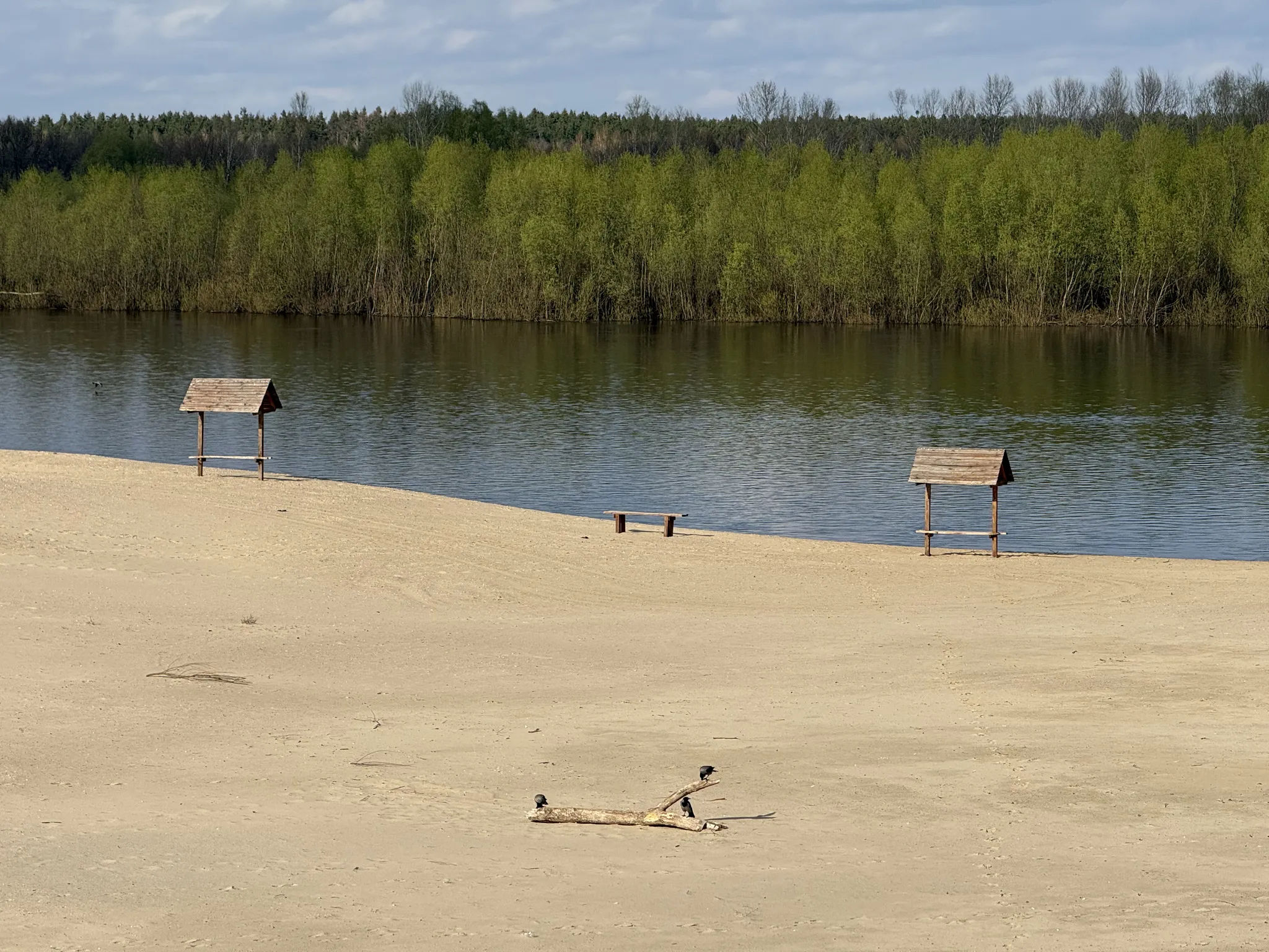 Пляж в Мозыре