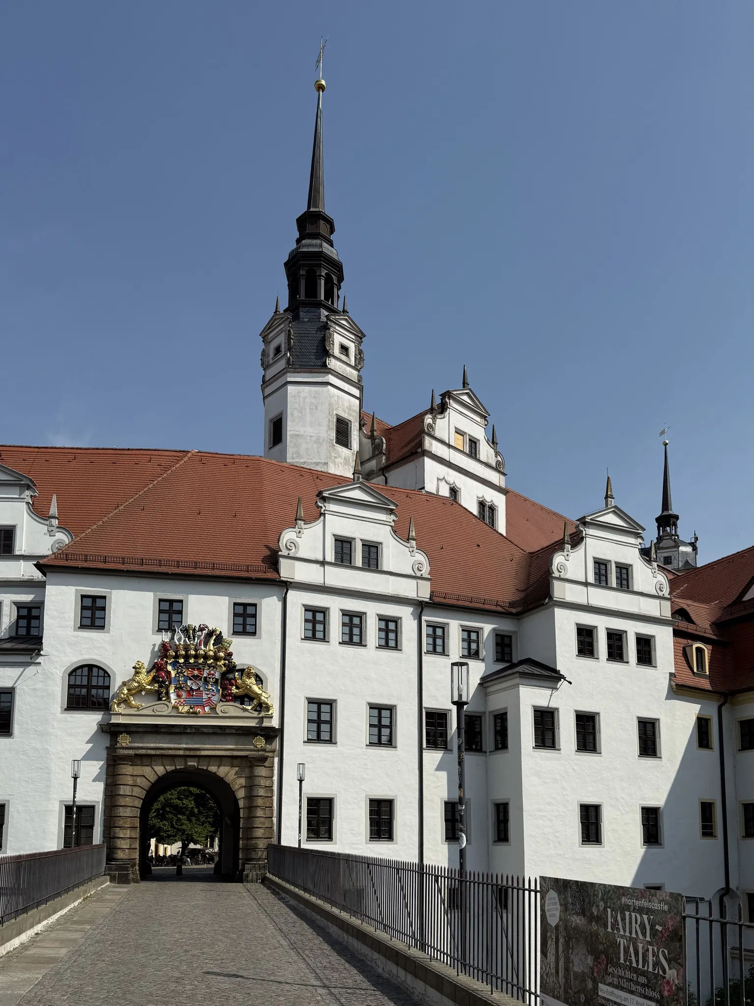 Мост и ворота в замок Торгау