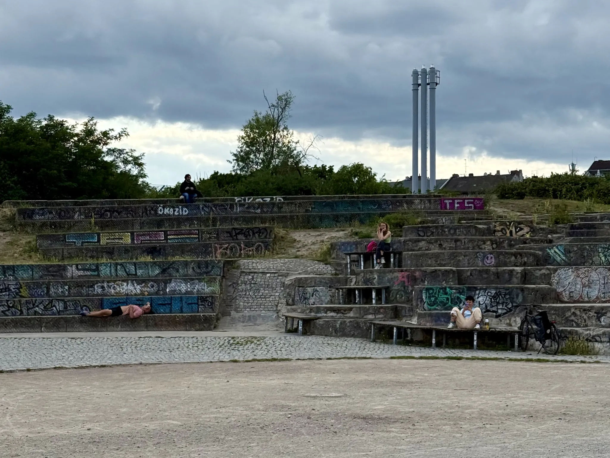 Бетонный амфитеатр в Берлине