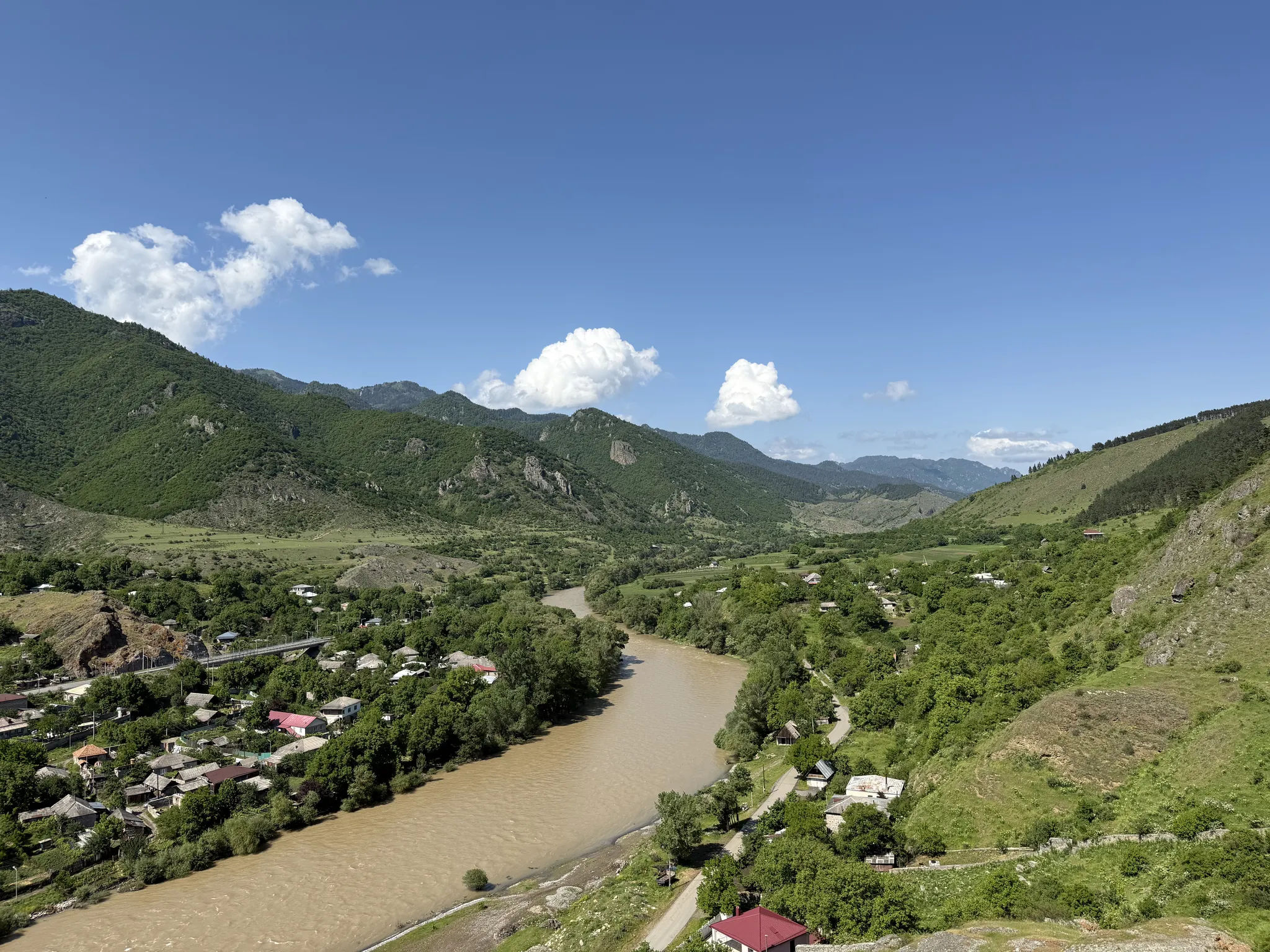 Вид на реку с башни