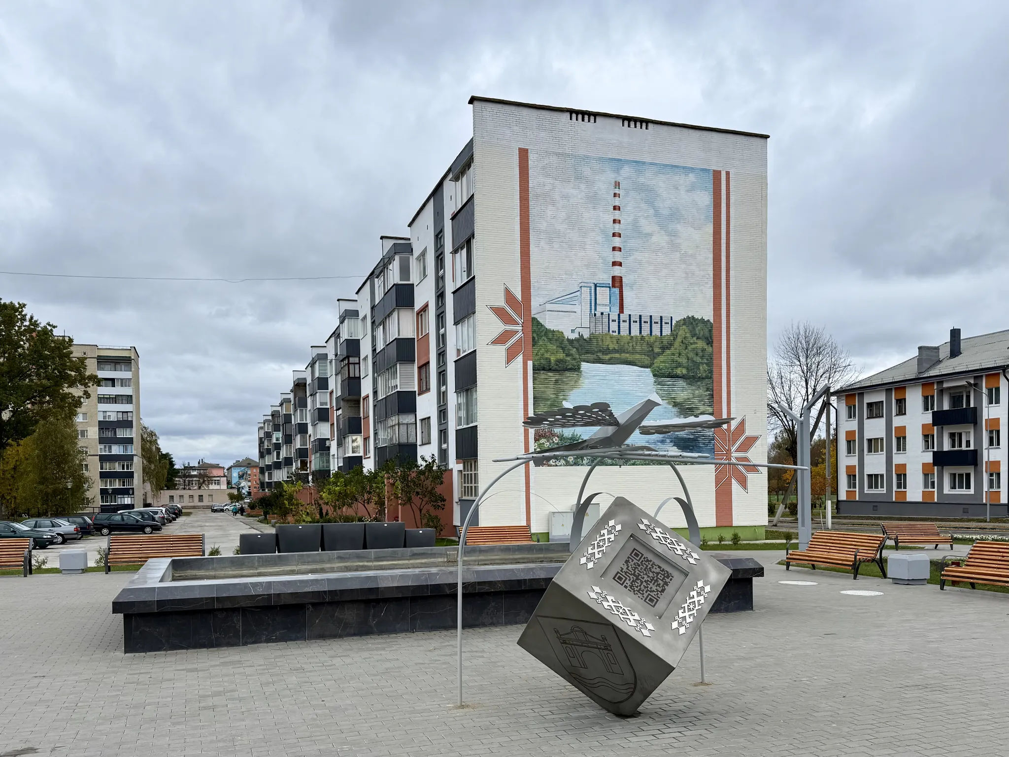 Мурал в Белоозерске