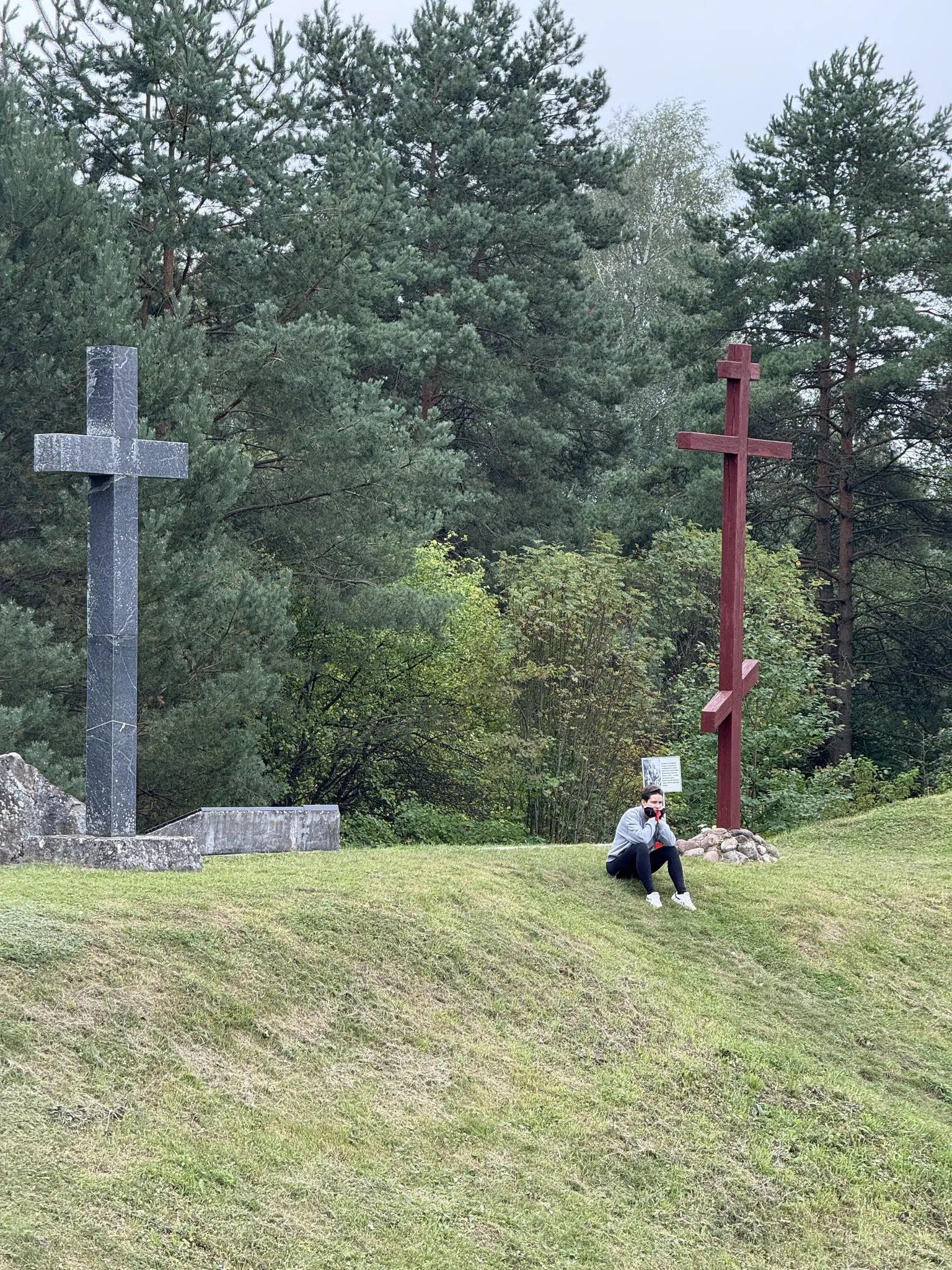 Кресты возле гродненского форта