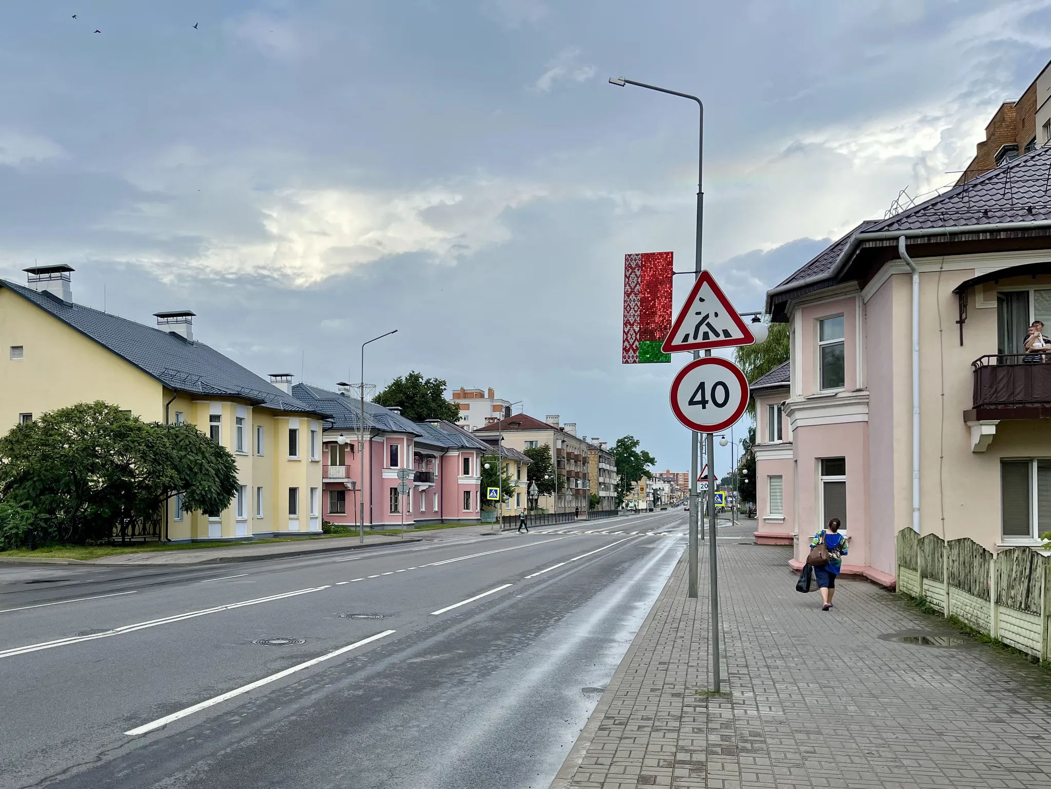 На въезде в Пинск