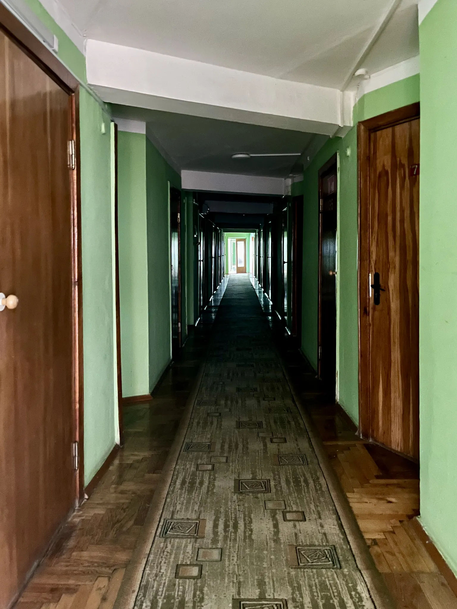 Коридоры гостиницы Припять