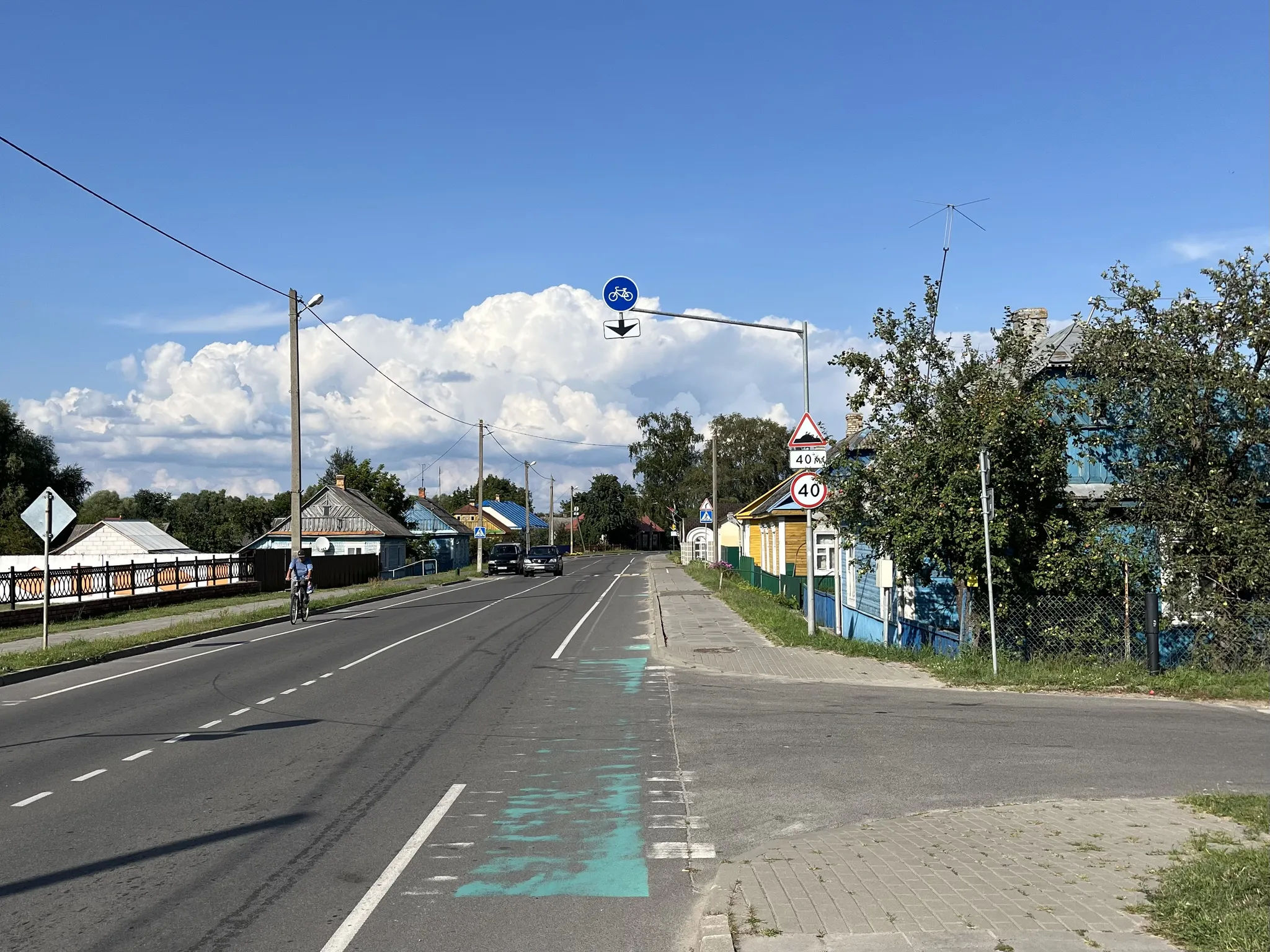 Велодорожка в Давид-Городке