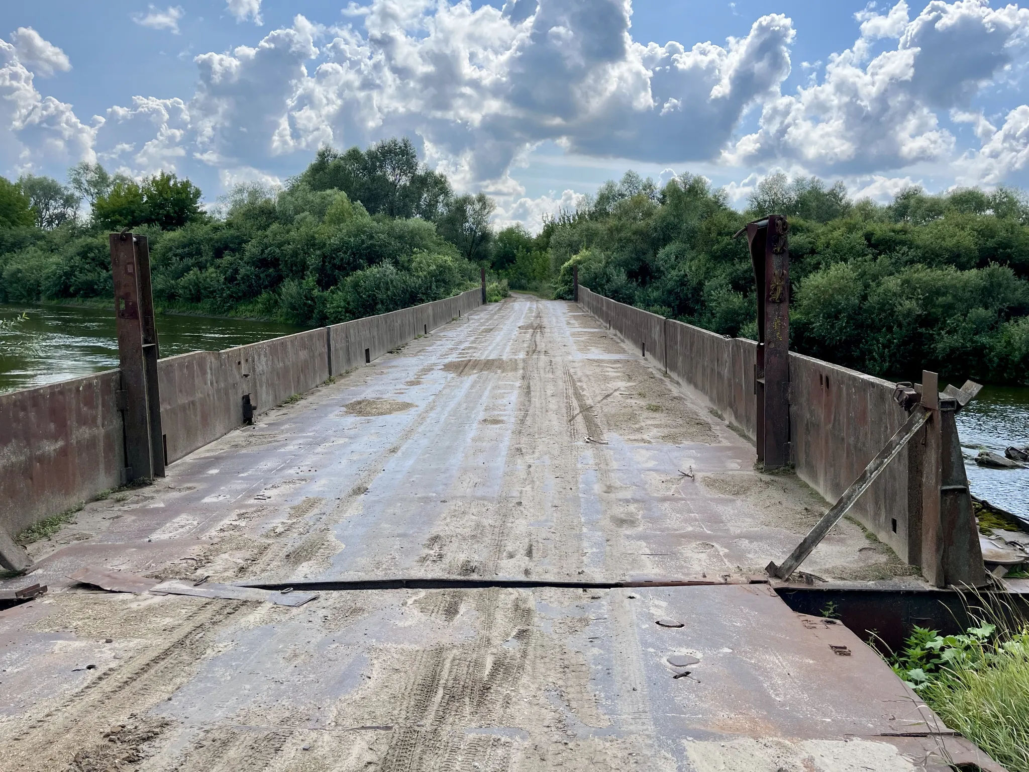 Металлический мост через Горынь