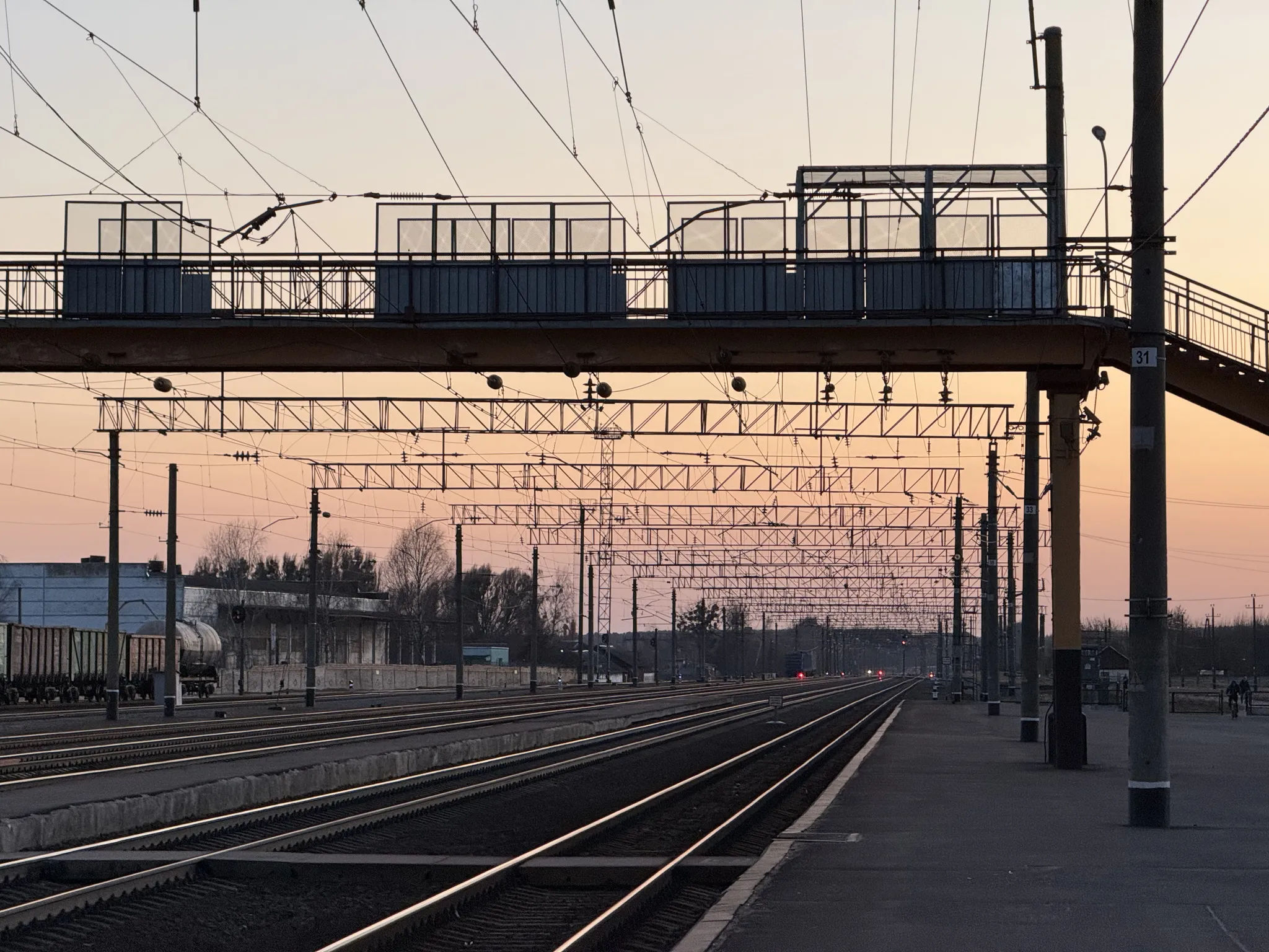 Вид с вокзала в Ивацевичах