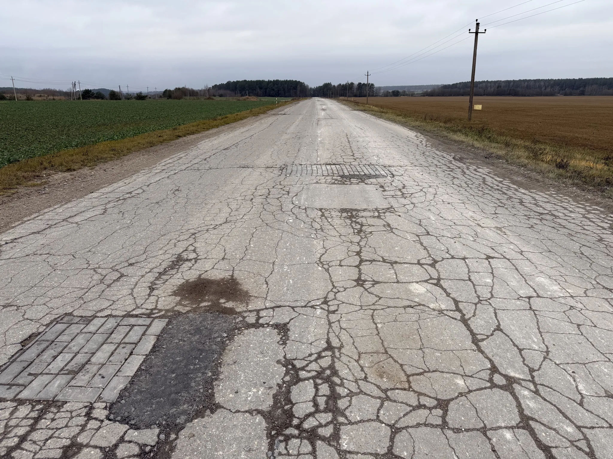 Дорога в мелу