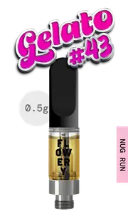 Gelato #43 0.5g Nug Run Cartridge