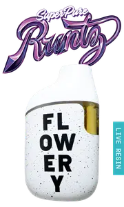 Flowery AIO Live Resin Vape 1g - Super Pure Runtz