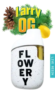 Flowery AIO Live Resin Vape 1g - Larry OG