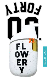 Flowery AIO Live Resin Vape 1g - 40 OG