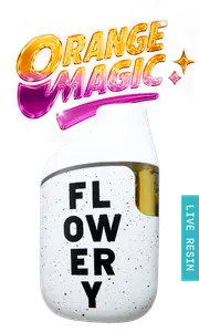 Flowery AIO Live Resin Vape 1g - Orange Magic