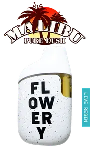 Flowery AIO Live Resin Vape 1g - Malibu Pure Kush