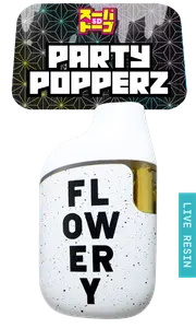Flowery AIO Live Resin Vape 1g - Party Popperz