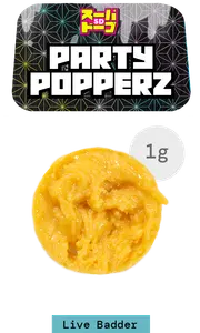 Party Popperz Live Resin Badder