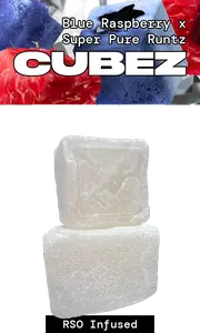 RSO Infused Cubez - Blue Raspberry (Super Pure Runtz)