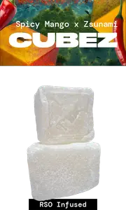Spicy Mango Zsunami RSO Infused Cubez