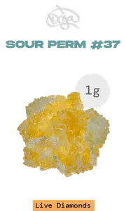 Sour Perm #37 Live Resin Diamonds