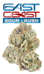 East Coast Sour Kush Glass Jar Eighth