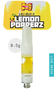 Lemon Popperz 0.5g Live Resin Cartridge