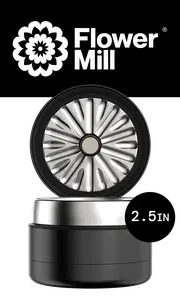 Flower Mill - 2.5" Premium Stainless Series