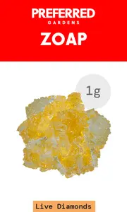 Zoap 1G Live Resin Diamonds