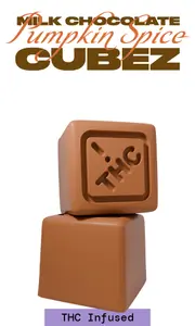 Pumpkin Spice THC Milk Chocolate Cubez