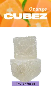 THC Infused Cubez - Orange
