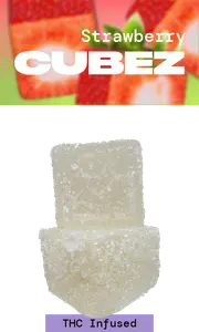 THC Infused Cubez - Strawberry