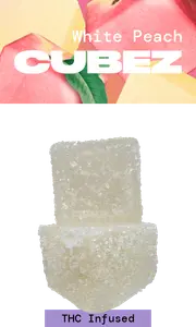 THC Infused Cubez - White Peach