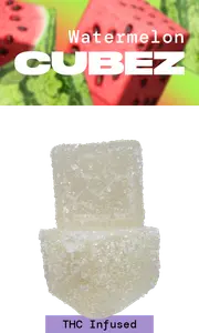 THC Infused Cubez - Watermelon