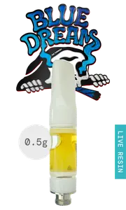 Blue Dream 0.5g Live Resin Cartridge