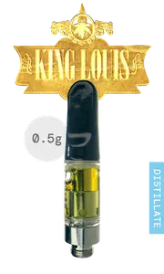 Distillate Cartridge 0.5g - King Louis XIII