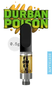 Distillate Cartridge 0.5g - Durban Poison