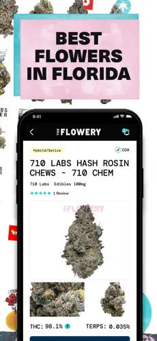 The Flowery app – order delivery or pickup