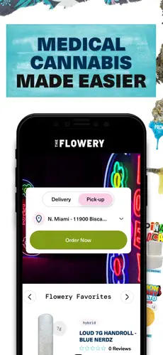 The Flowery app – product browsing