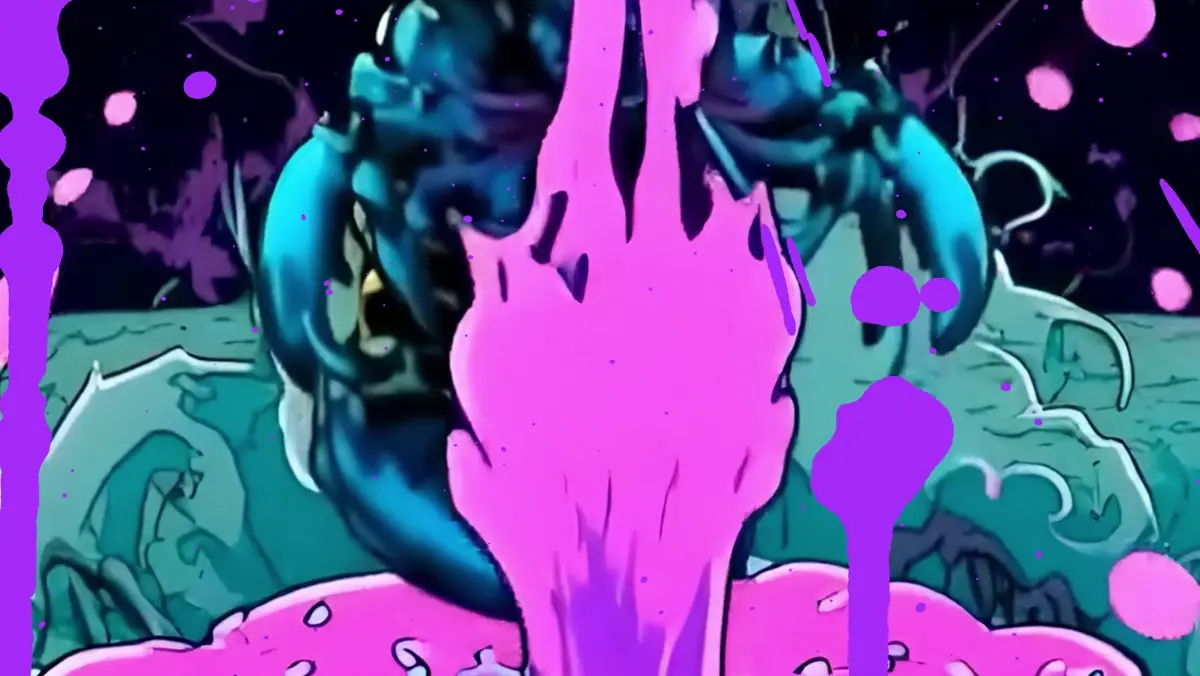 Blue Lobster strain frame poster