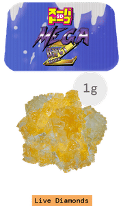 Live Resin Diamonds 1G - Mega Z Dark