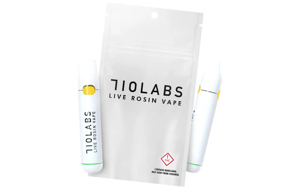 710 Labs Live Rosin Vape 1G - Black Mamba #6