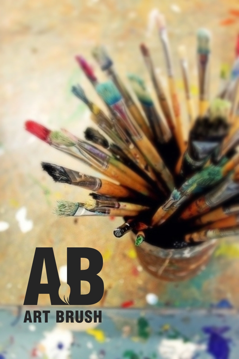 تصميم شعار AB لتصاميم الديكور