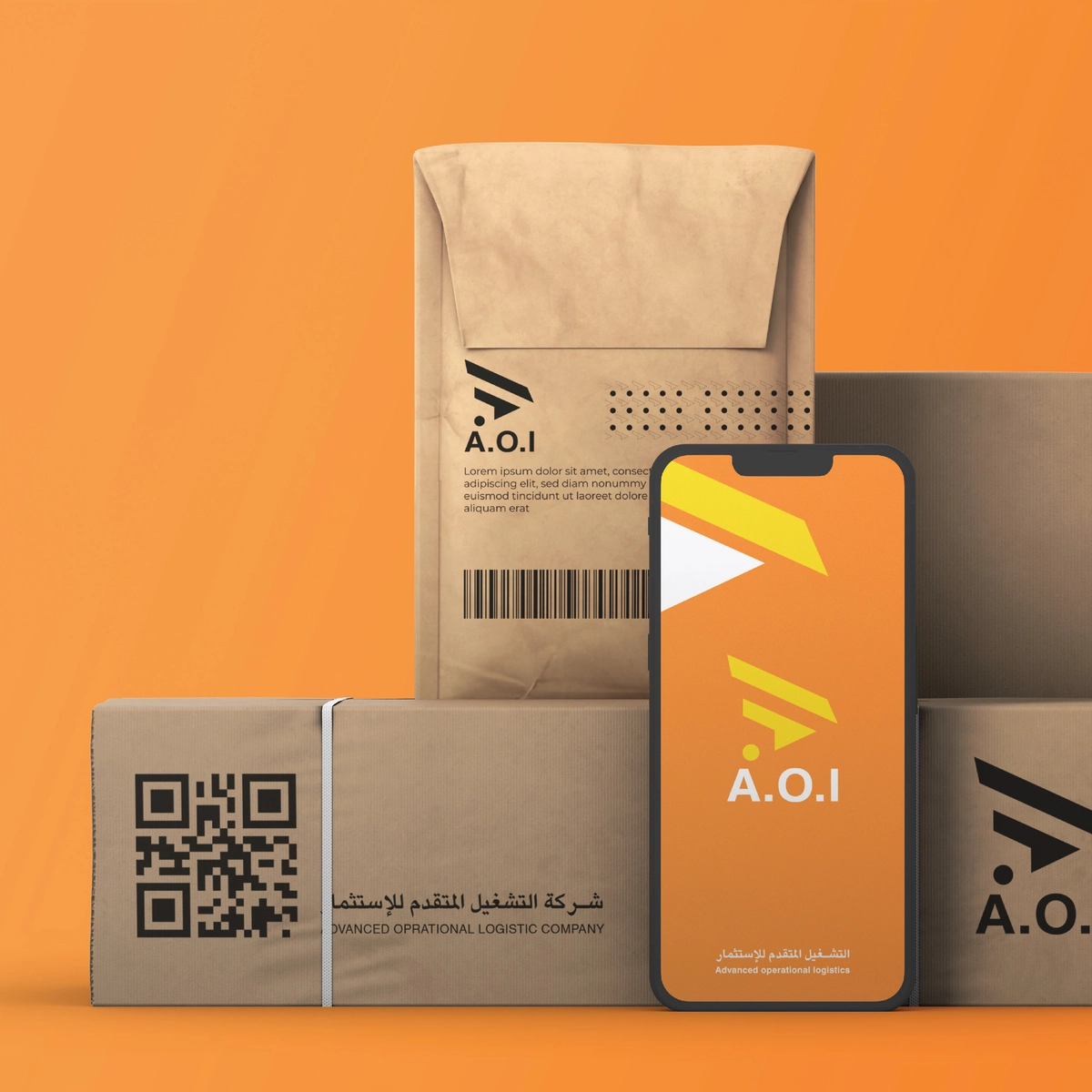 هوية بصرية | A.O.L
