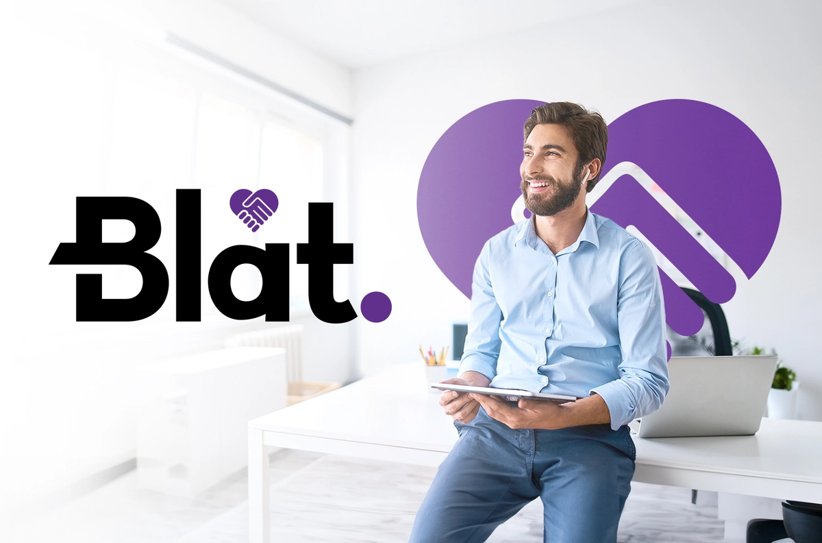 هوية بصرية لمنصة Blat