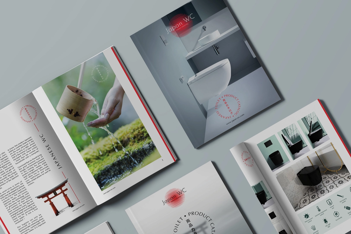 تصميم كتالوج حمامات يابانية فاخرة Japan WC