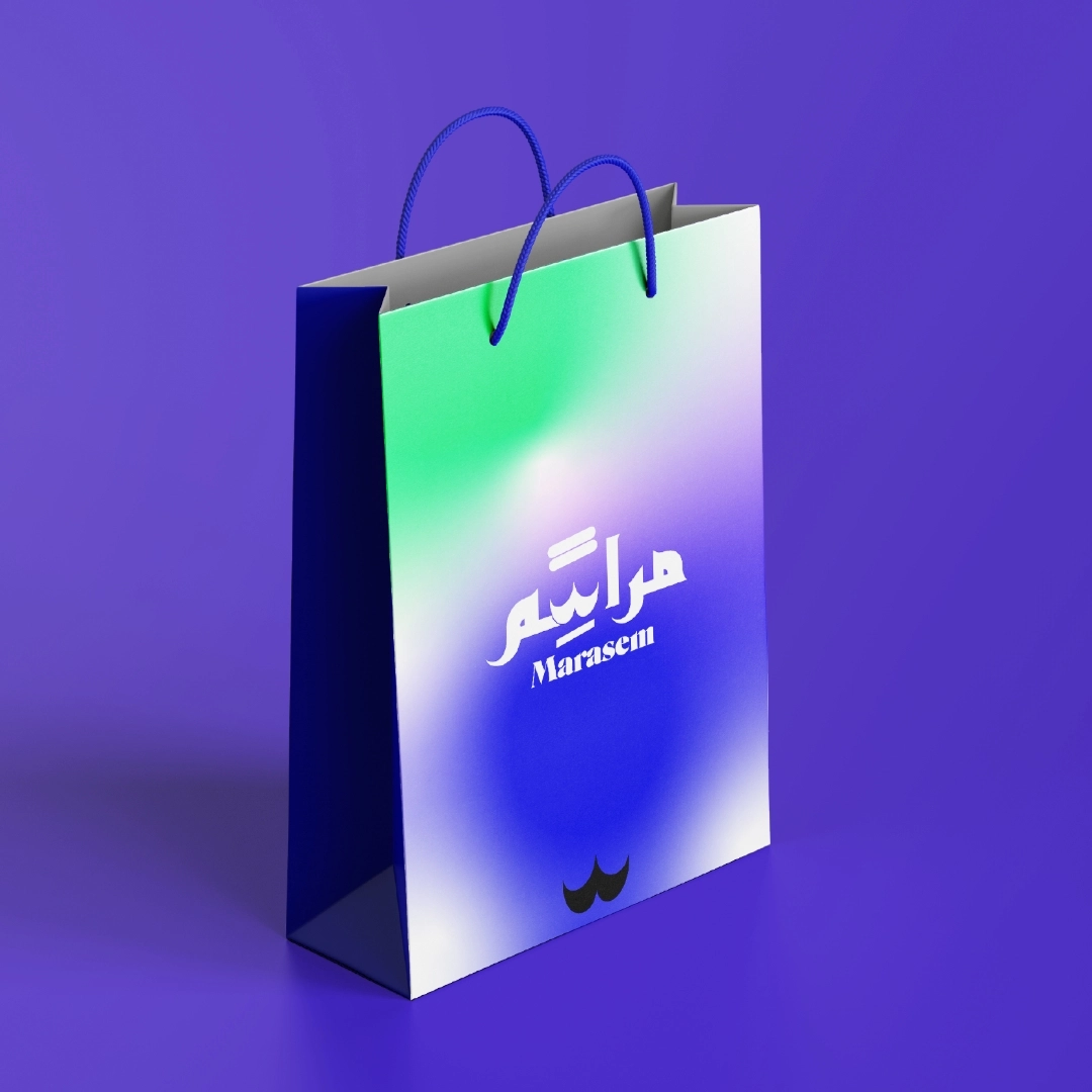 تصميم هوية متجر مراسم للمستلزمات الرجالية.