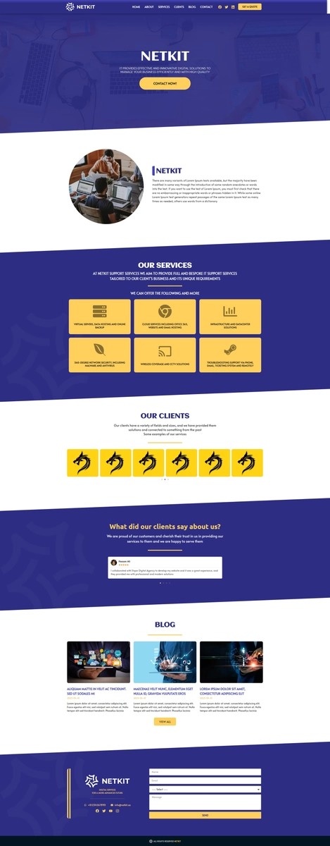 موقع شركة NETKIT