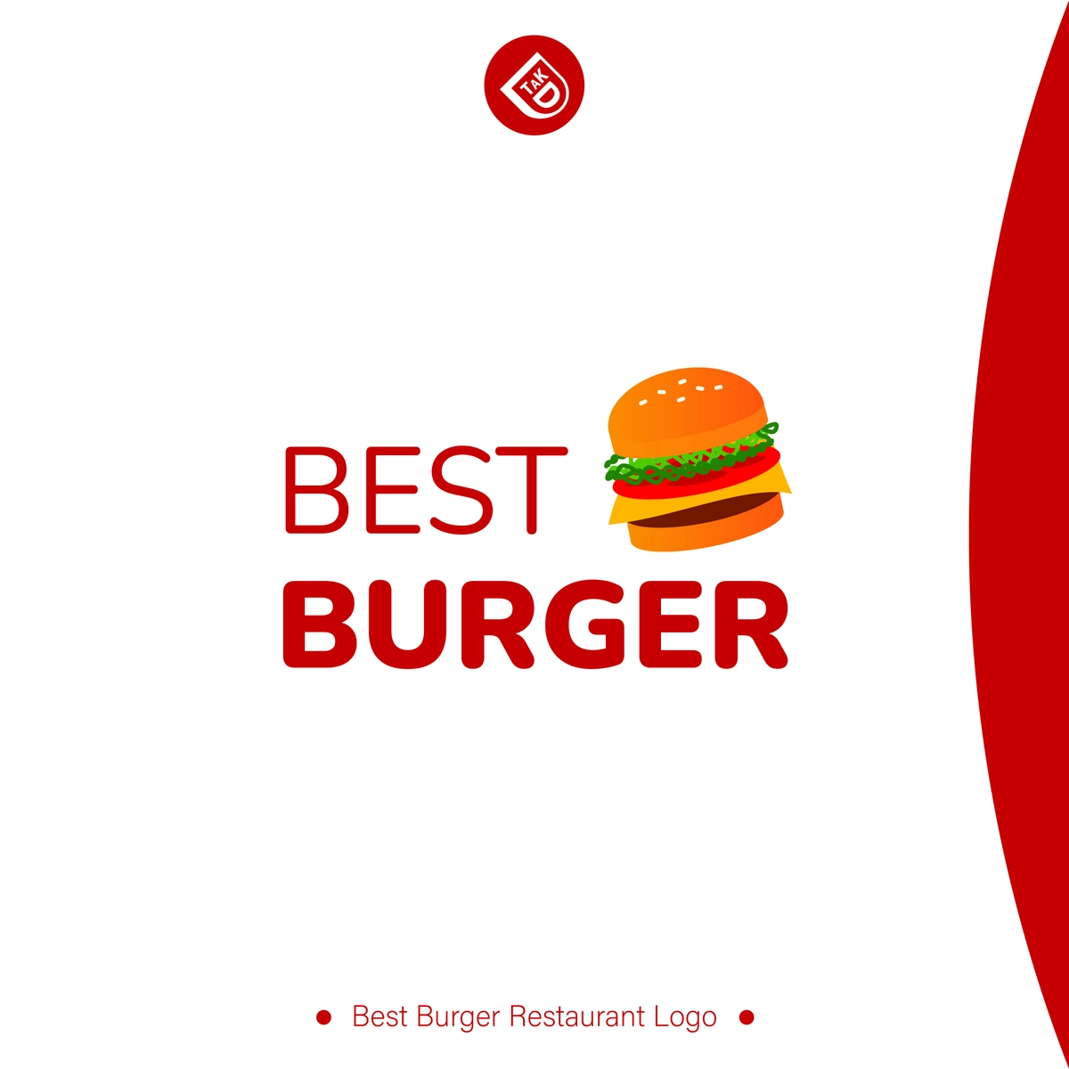 Best Burger Restaurant Logo 🍔