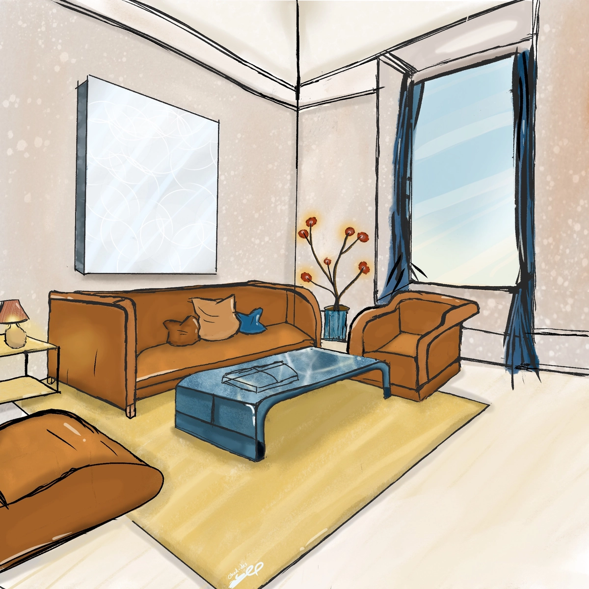 رسم هندسي ثلاثي الأبعاد